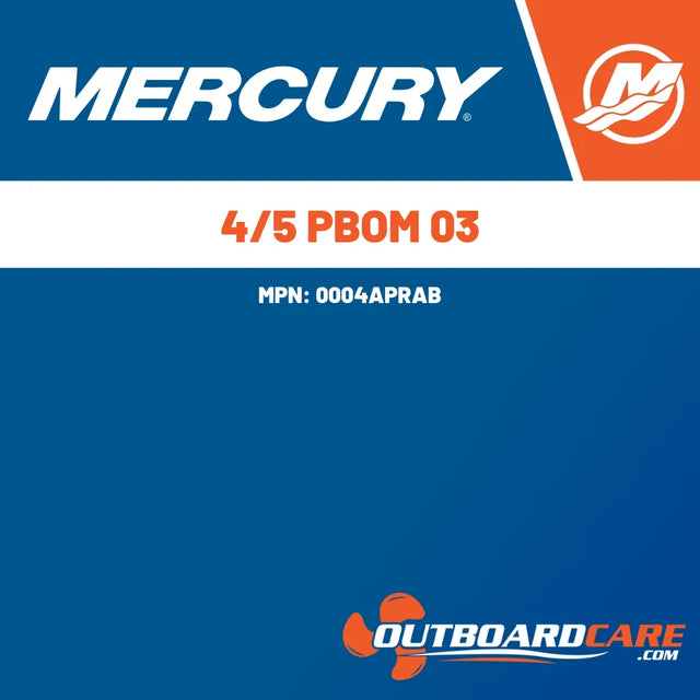 0004APRAB 4/5 pbom 03 Mercury