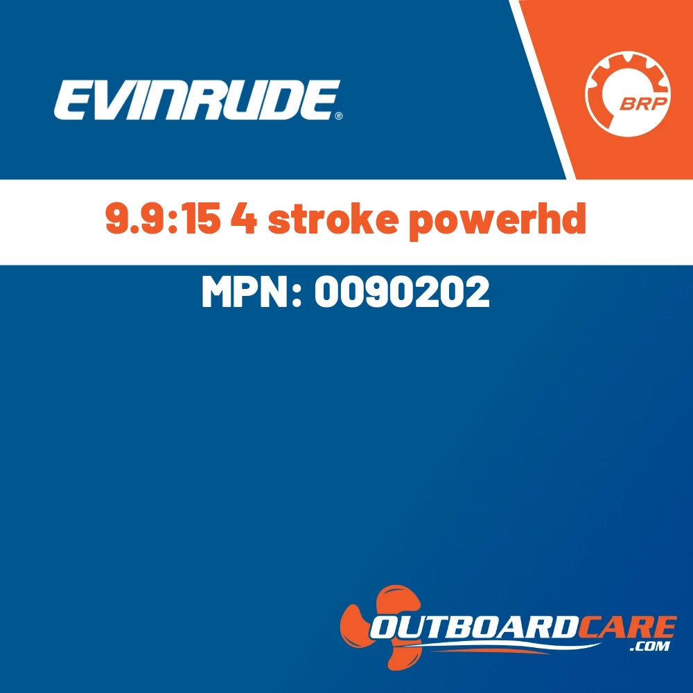 Evinrude - 9.9:15 4 stroke powerhd - 0090202