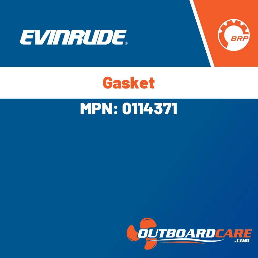 Evinrude - Gasket - 0114371