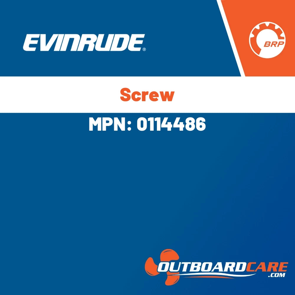 Evinrude - Screw - 0114486