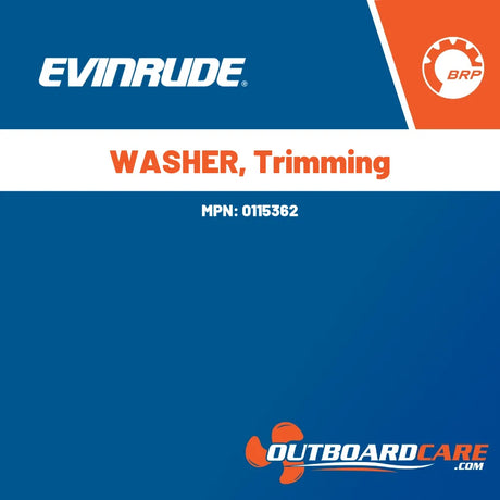 0115362 Washer, trimming Evinrude