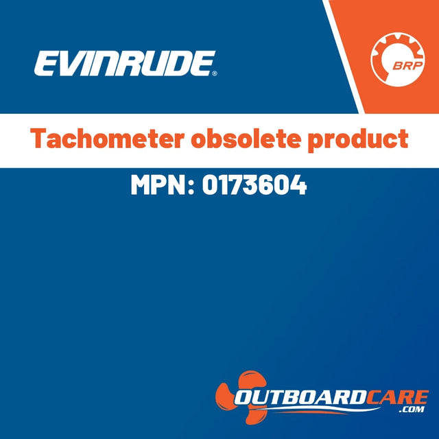 Evinrude - Tachometer obsolete product - 0173604