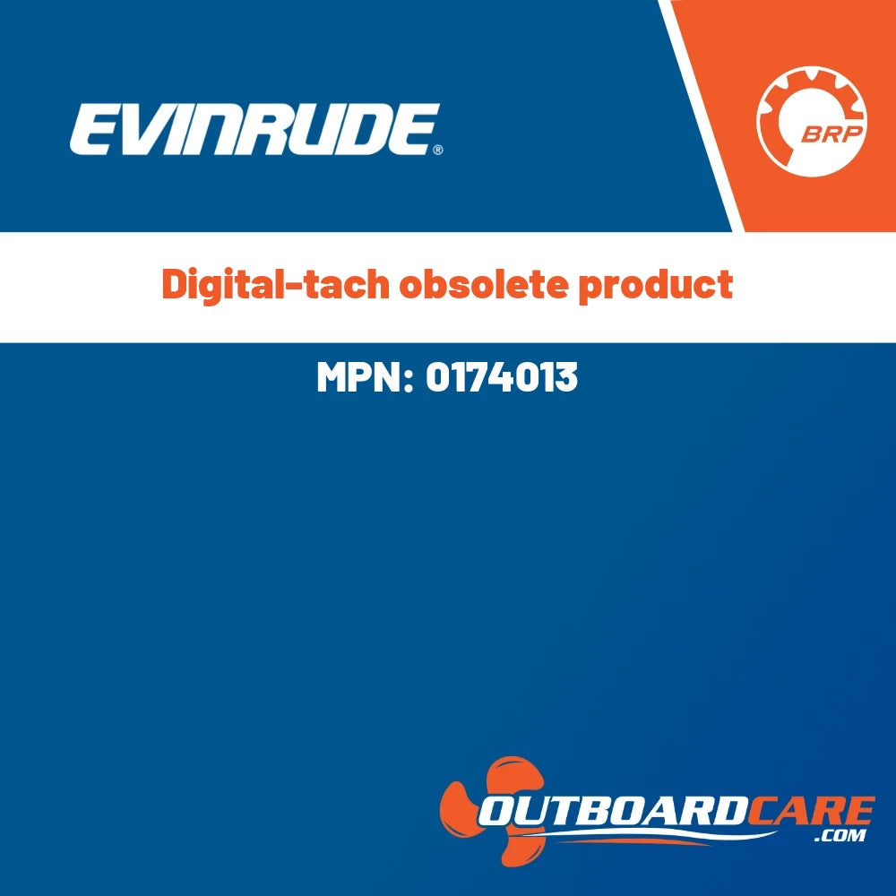 Evinrude - Digital-tach obsolete product - 0174013