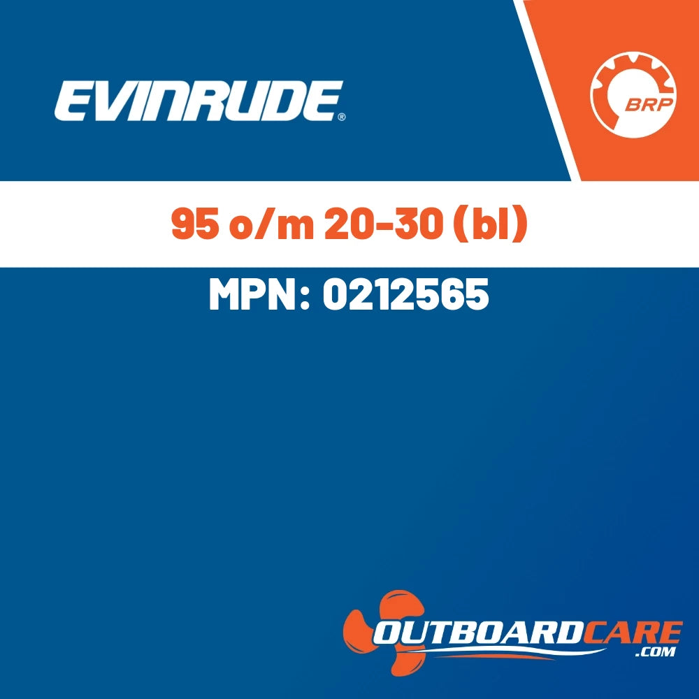 Evinrude - 95 o/m 20-30 (bl) - 0212565