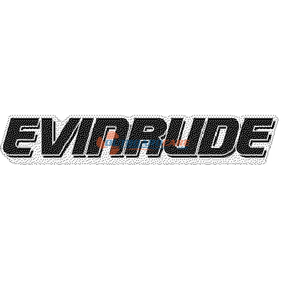 0215667 DECAL,EVINRUDE | Included with Engine Cover Assy. Evinrude Johnson