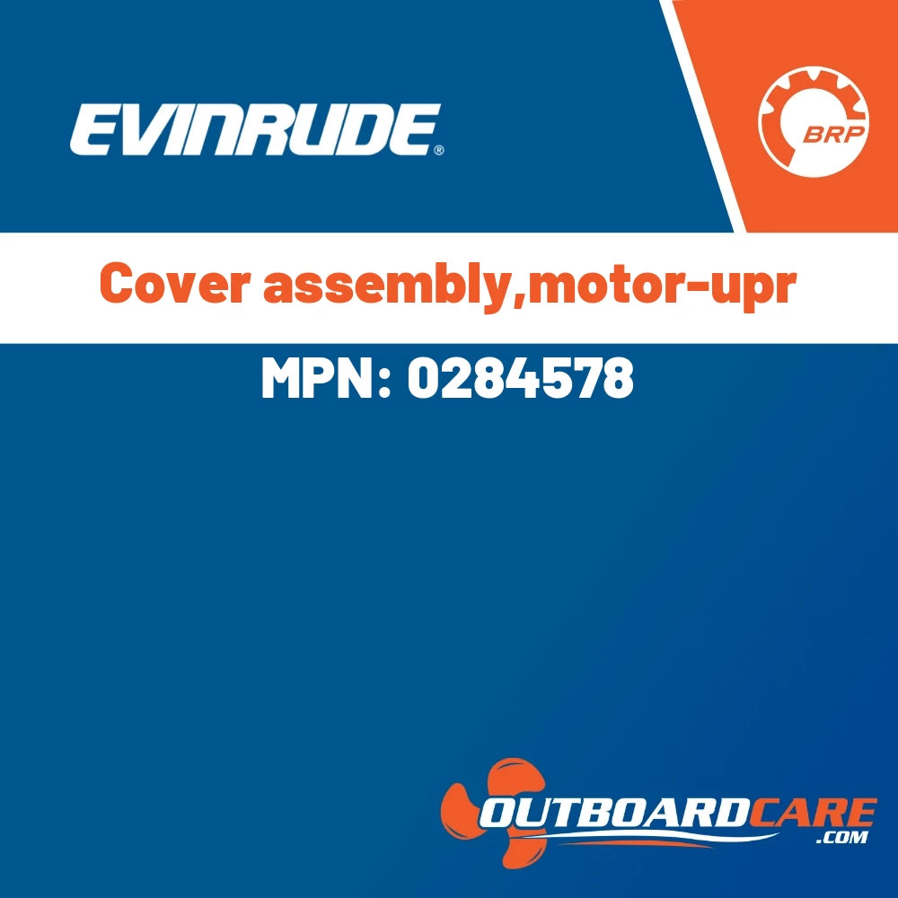 Evinrude - Cover assembly,motor-upr - 0284578