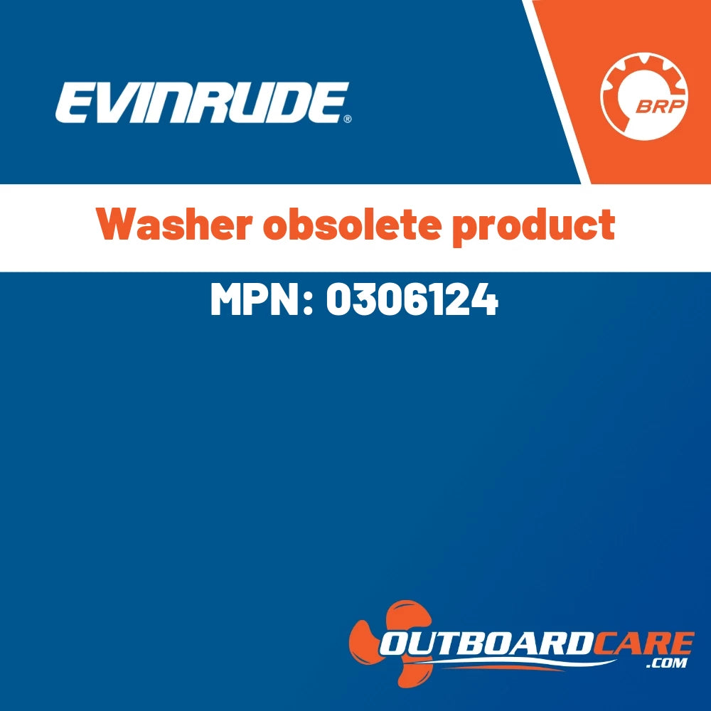 Evinrude - Washer obsolete product - 0306124