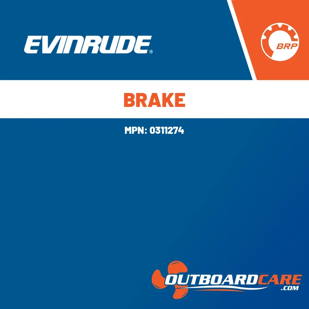 0311274 Brake Evinrude