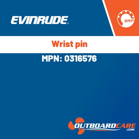 Evinrude - Wrist pin - 0316576