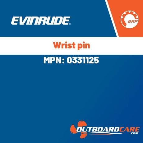 Evinrude - Wrist pin - 0331125