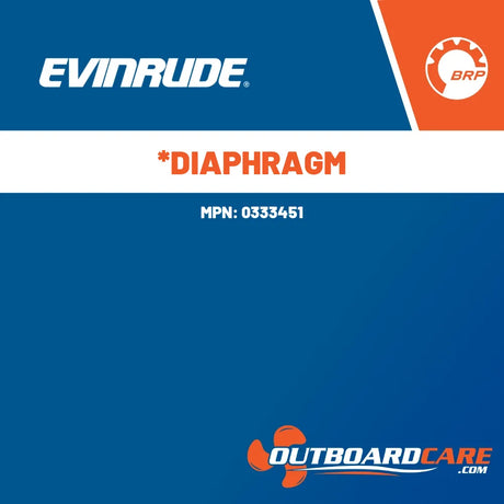 0333451 *diaphragm Evinrude