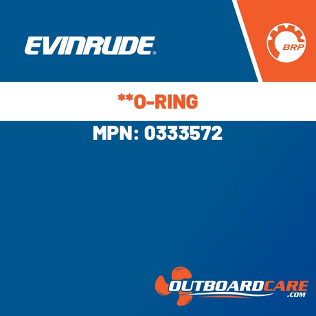 Evinrude, **O-RING, 0333572