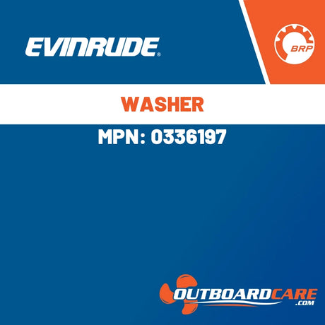 Evinrude, WASHER, 0336197