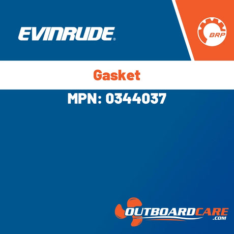 Evinrude - Gasket - 0344037