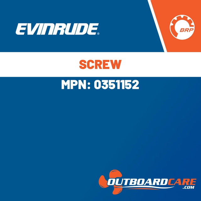 Evinrude, SCREW, 0351152