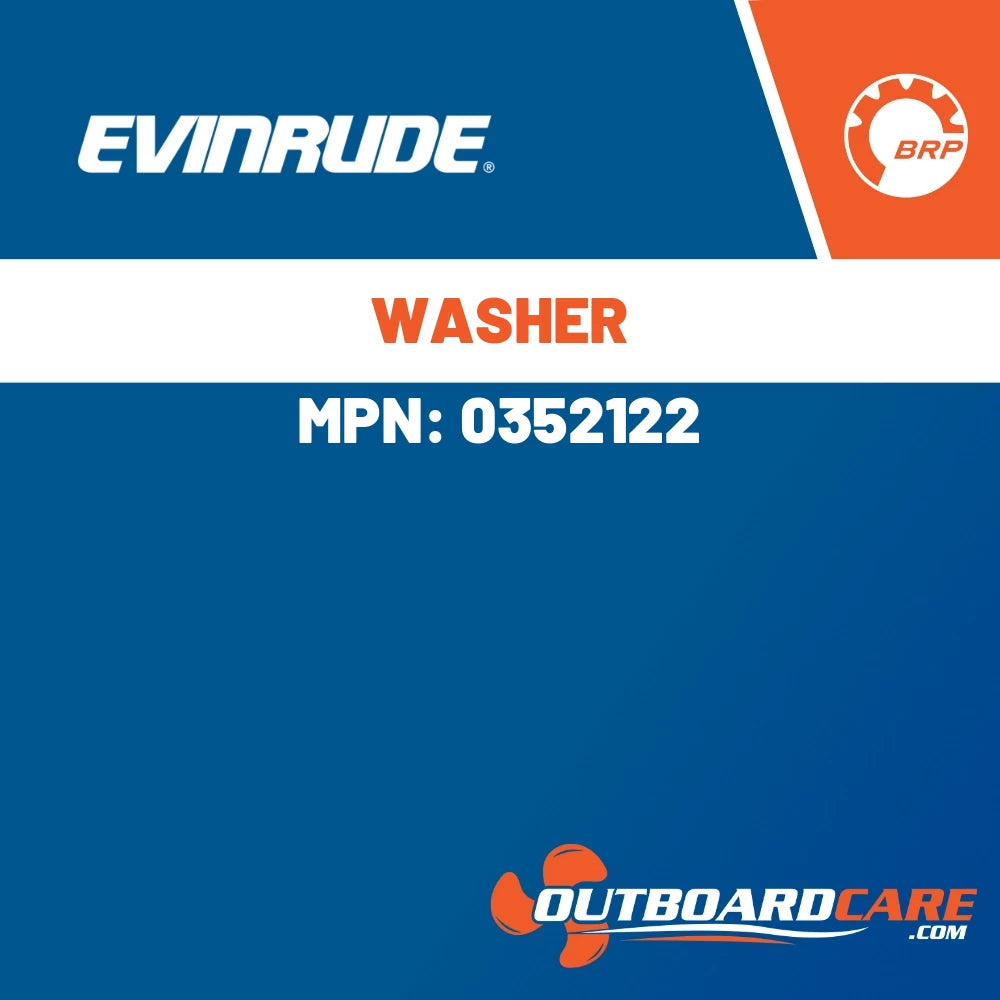 Evinrude, WASHER, 0352122