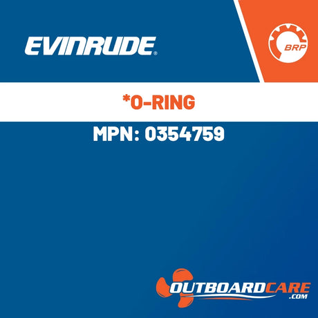 Evinrude, *O-RING, 0354759
