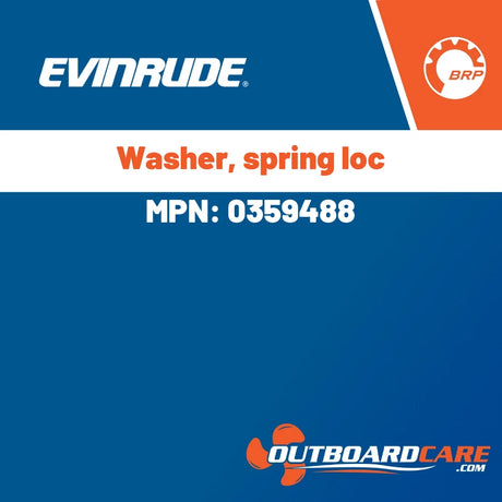 Evinrude - Washer, spring loc - 0359488