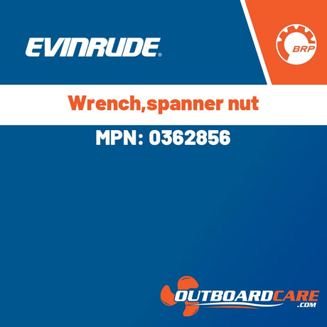 Evinrude - Wrench,spanner nut - 0362856