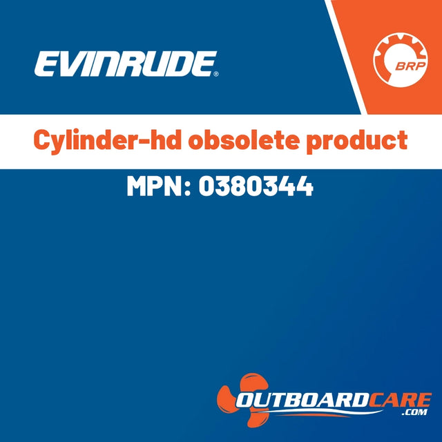 Evinrude - Cylinder-hd obsolete product - 0380344