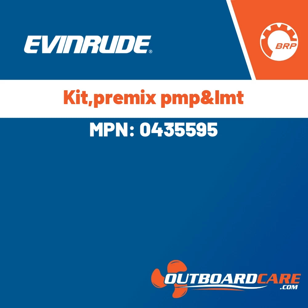 Evinrude - Kit,premix pmp&lmt - 0435595