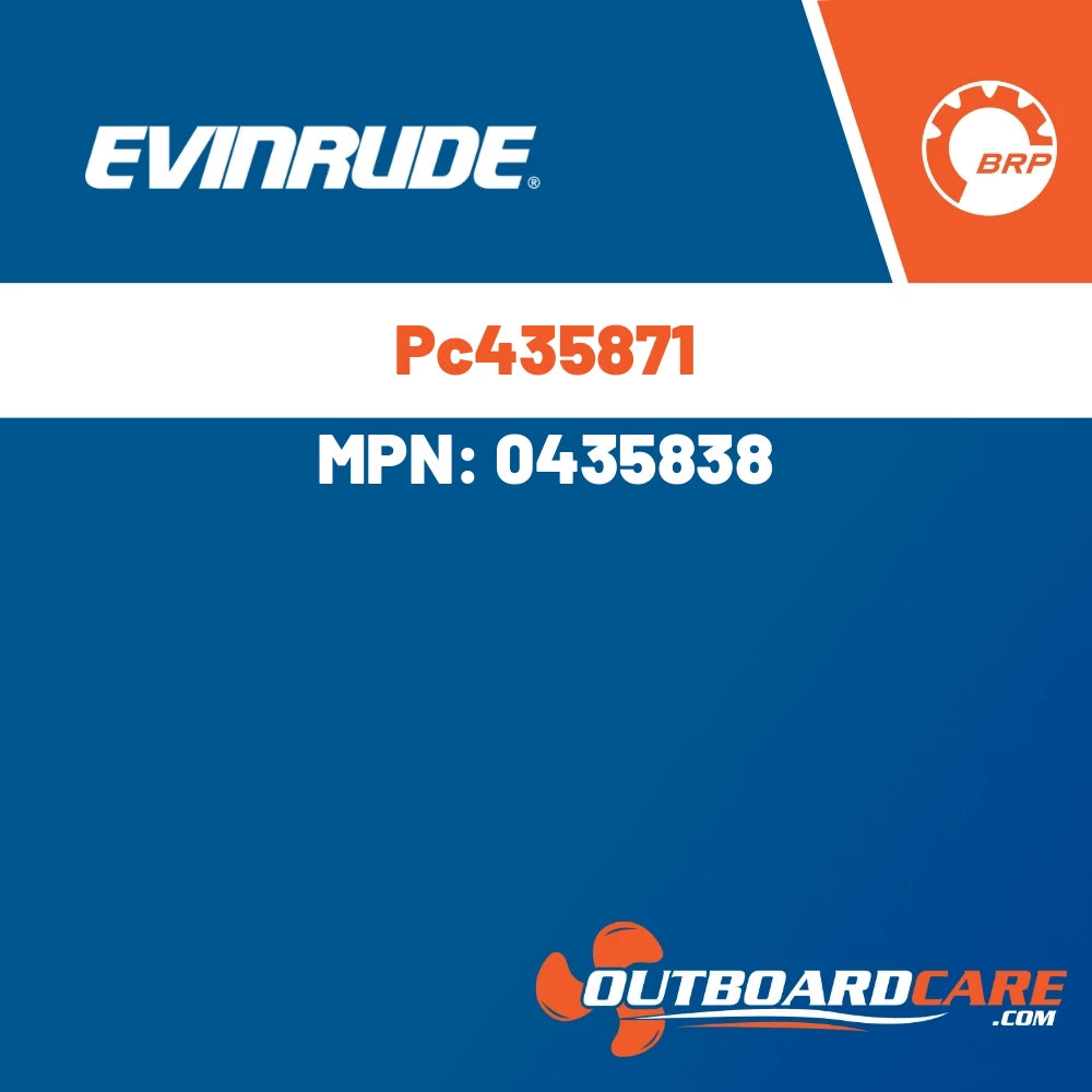 Evinrude - Pc435871 - 0435838