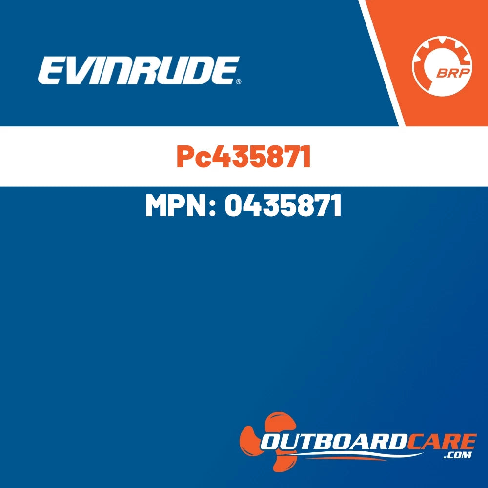 Evinrude - Pc435871 - 0435871