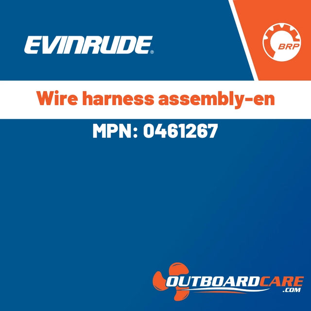 Evinrude - Wire harness assembly-en - 0461267