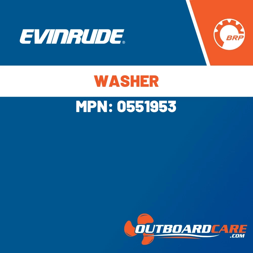 Evinrude, WASHER, 0551953