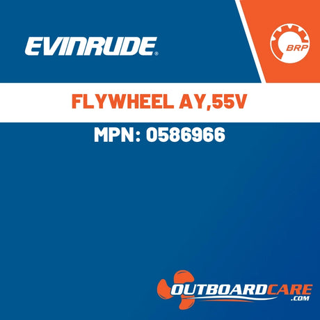 Evinrude, FLYWHEEL AY,55V, 0586966