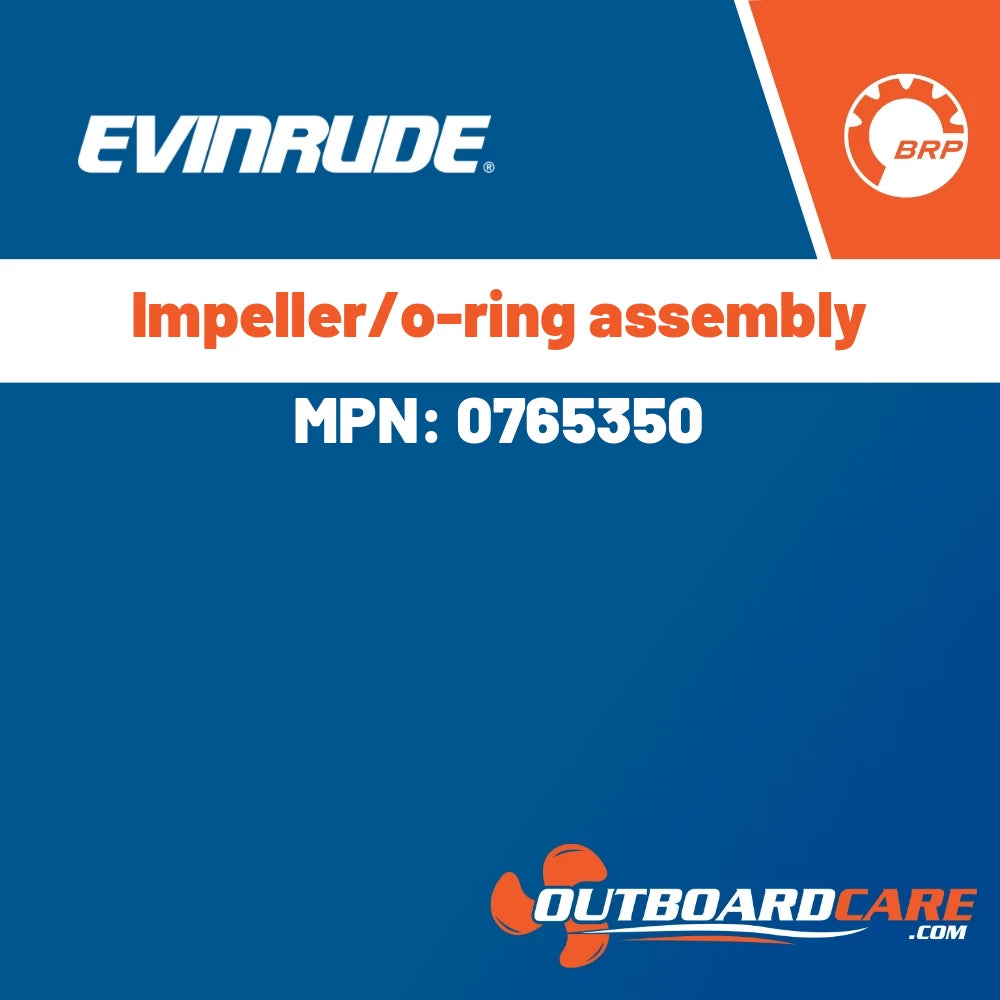 Evinrude - Impeller/o-ring assembly - 0765350