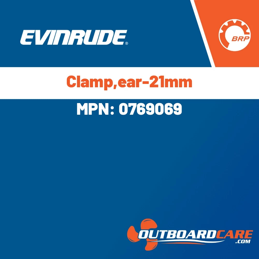 Evinrude - Clamp,ear-21mm - 0769069