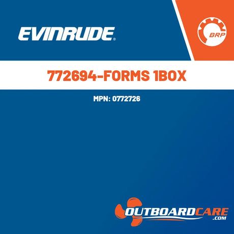 0772726 772694-forms 1box Evinrude