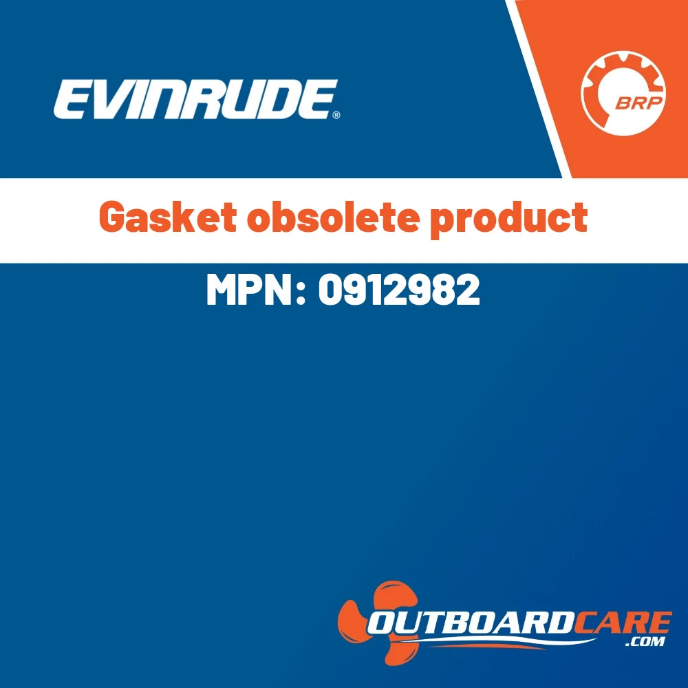 Evinrude - Gasket obsolete product - 0912982