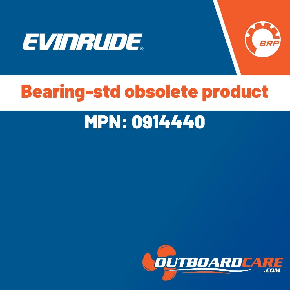 Evinrude - Bearing-std obsolete product - 0914440