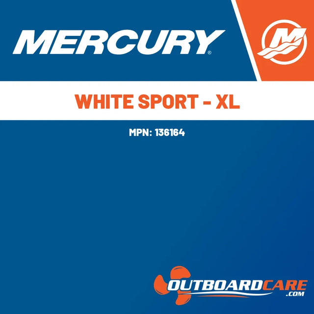 136164 White sport - xl Mercury