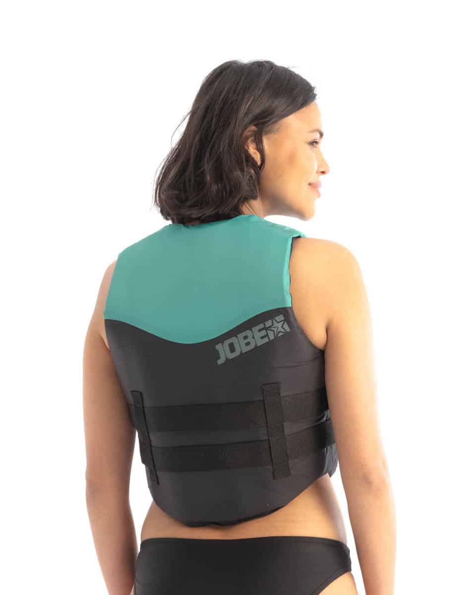 Nylon Life Vest Women Vintage Teal