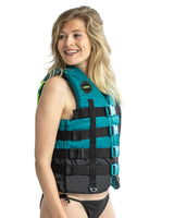 4 Buckle Life Vest Teal