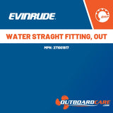 271001817 Water straght fitting, out Evinrude