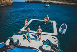 Infinity Island Inflatable Dock with Pump