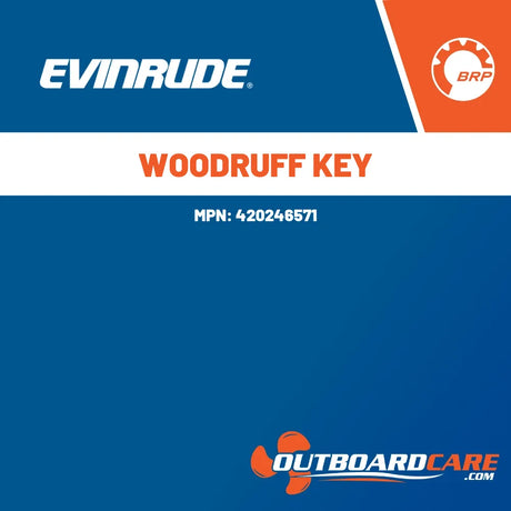 420246571 Woodruff key Evinrude