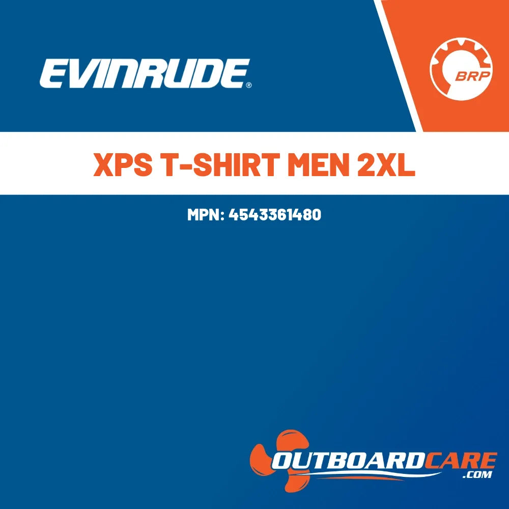 4543361480 Xps t-shirt men 2xl Evinrude