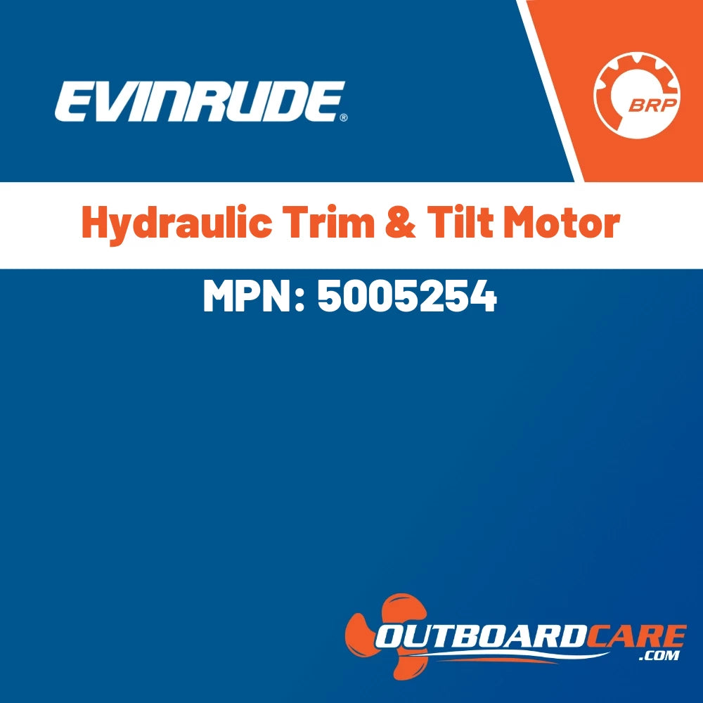 Evinrude, Hydraulic Trim & Tilt Motor, 5005254