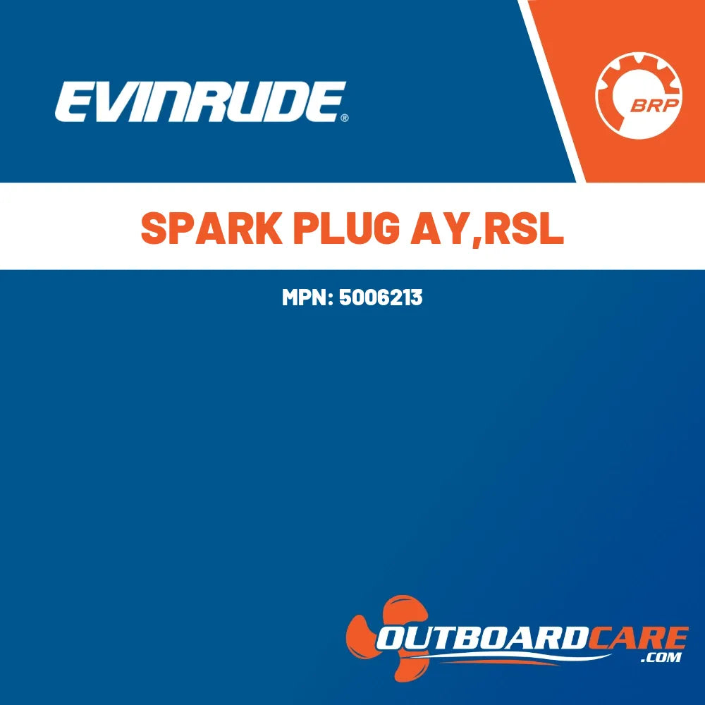 5006213 Spark plug assembly,rsl Evinrude