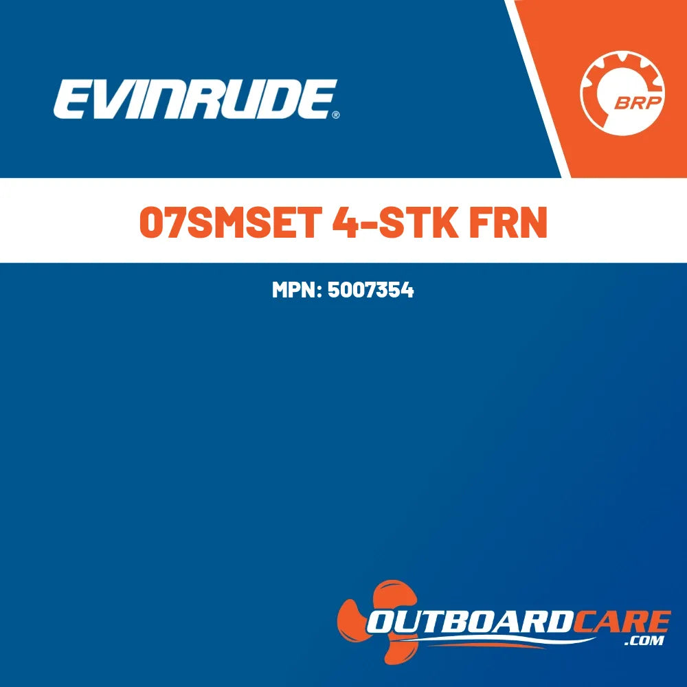 5007354 07smset 4-stk frn Evinrude