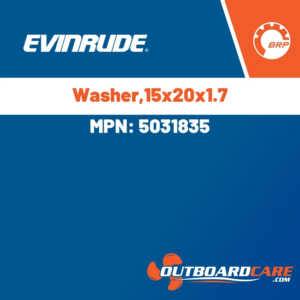 Evinrude - Washer,15x20x1.7 - 5031835