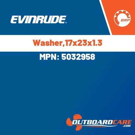 Evinrude - Washer,17x23x1.3 - 5032958