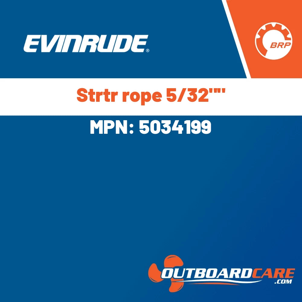 Evinrude - Strtr rope 5/32"" - 5034199