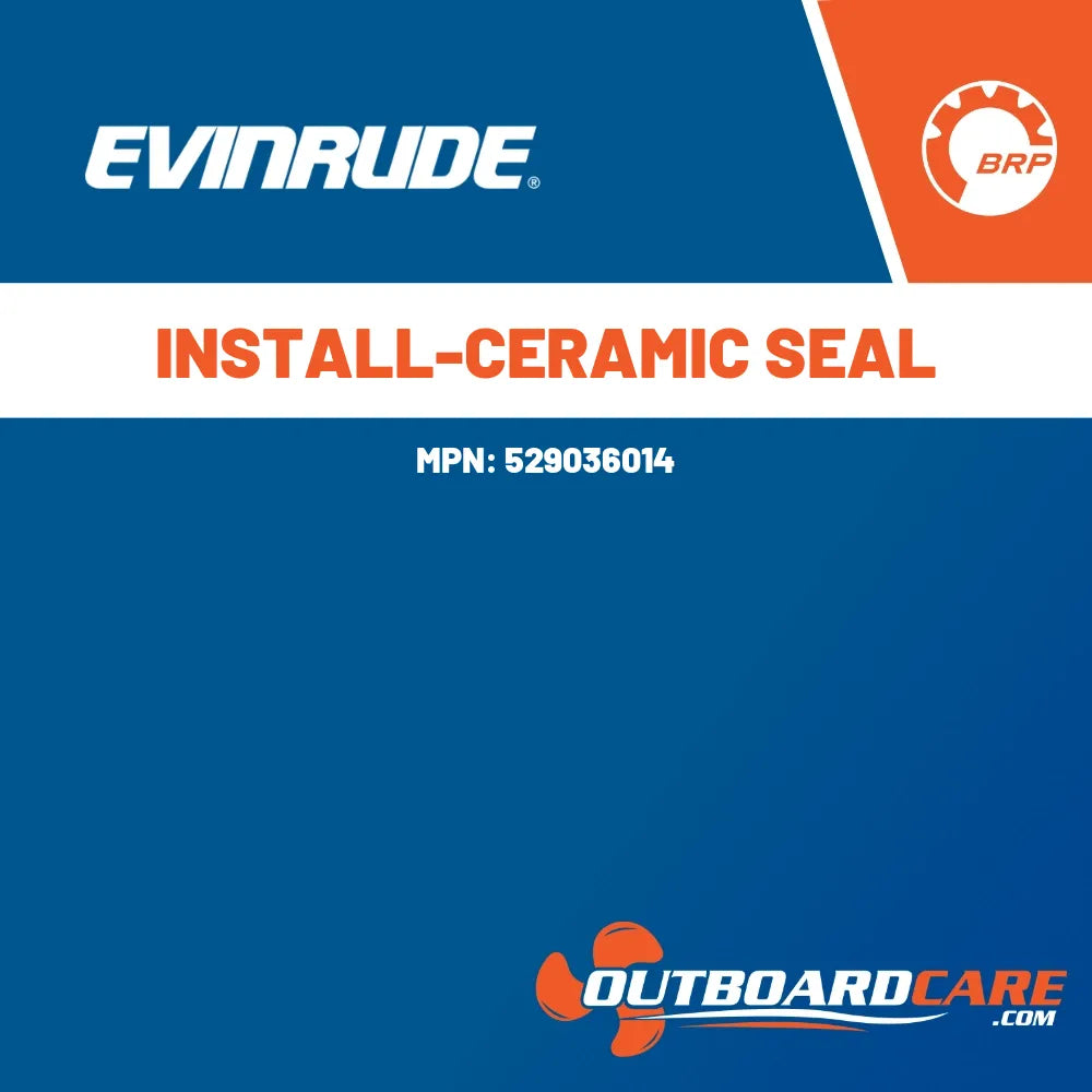 529036014 Install-ceramic seal Evinrude