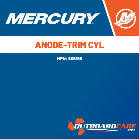 806190 Anode-trim cyl Mercury